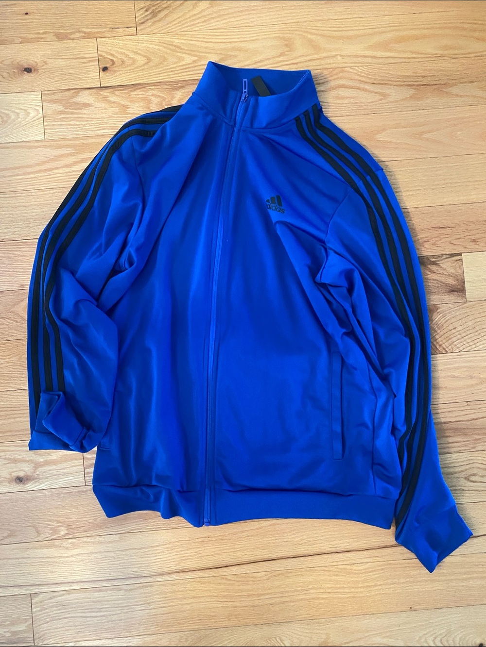 adidas Men's Royal Blue Track Jacket. Size large